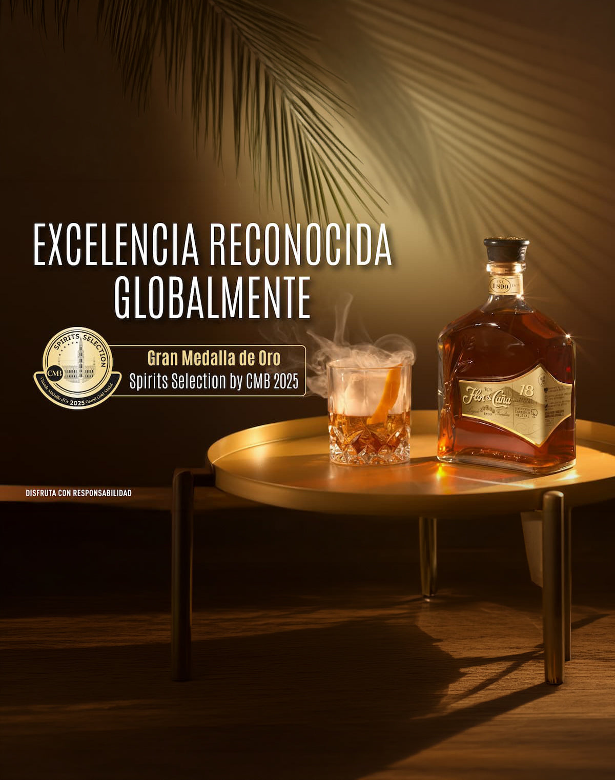 Flor de Caña 18 Años Recibe la Prestigiosa “Gran Medalla de Oro” en el <i>Spirits Selection</i> by CMB