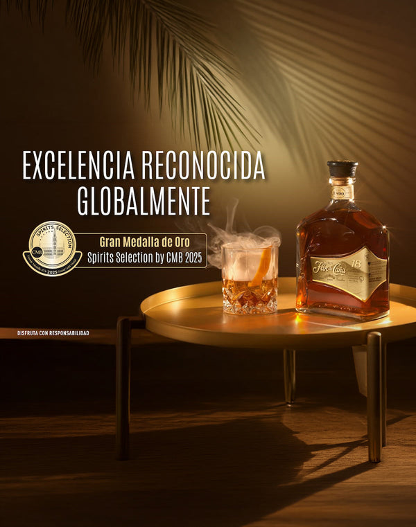 Flor de Caña 18 Años Recibe la Prestigiosa “Gran Medalla de Oro” en el <i>Spirits Selection</i> by CMB