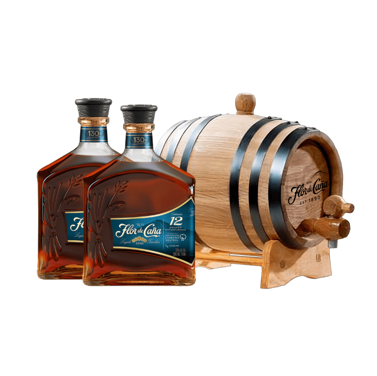 barril roble americano ron flor de caña 12 años