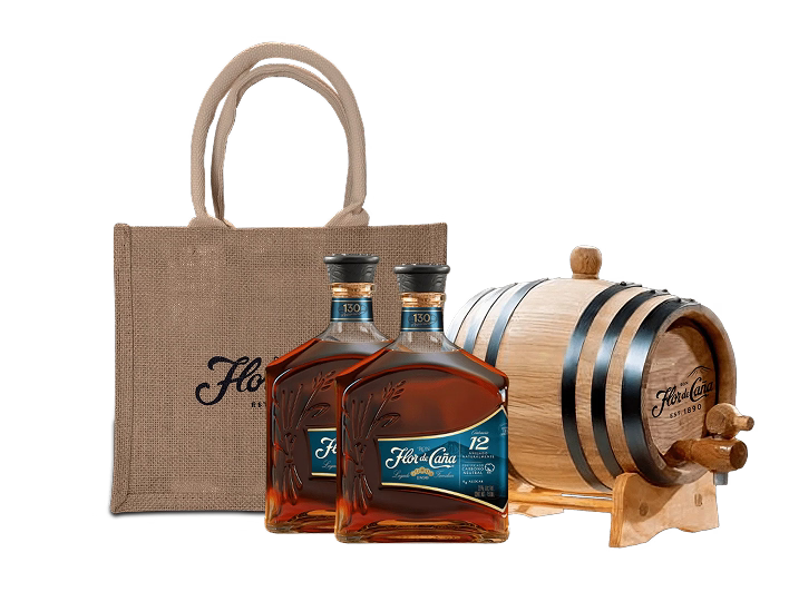 Imagen de Botellas de Flor de Caña de 12 Años, Barriles y Bolsas