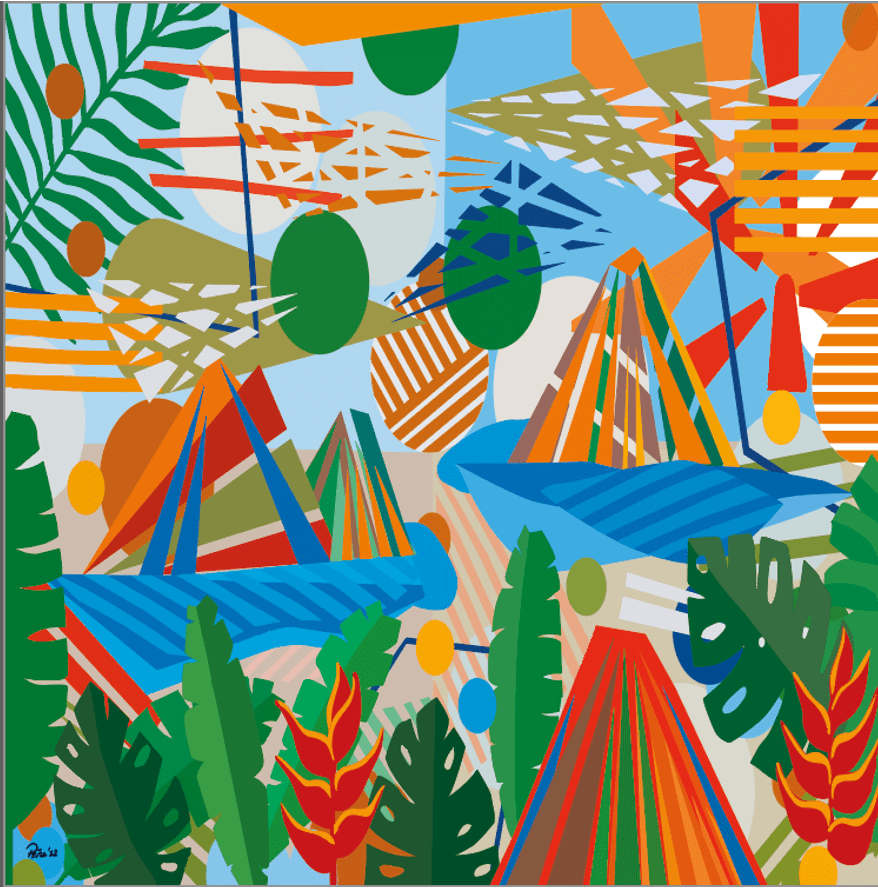 RODOLFO PEÑA FLOR DE CAÑA MASCADA GRANDE DAMA